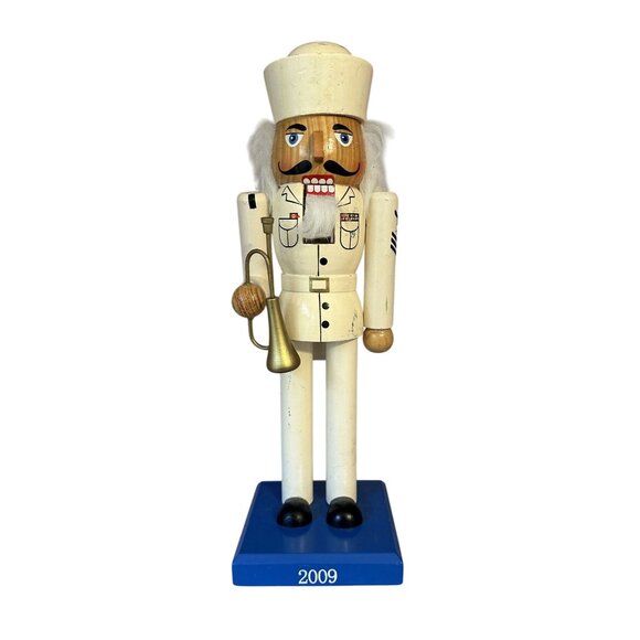 Nutcracker Navy Bugler Wood Nutcracker 2009 Limited Edition #4812 15" Tall GC - Picture 1 of 6